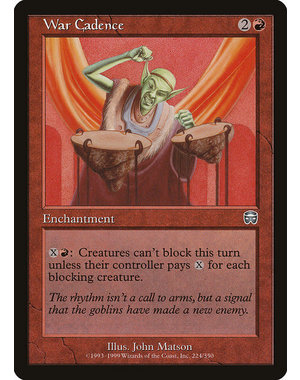 Magic: The Gathering War Cadence (224) Heavily Played