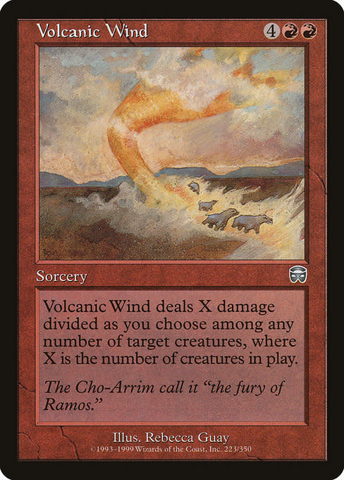 Magic: The Gathering Volcanic Wind (223) Lightly Played