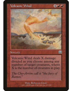 Magic: The Gathering Volcanic Wind (223) Moderately Played
