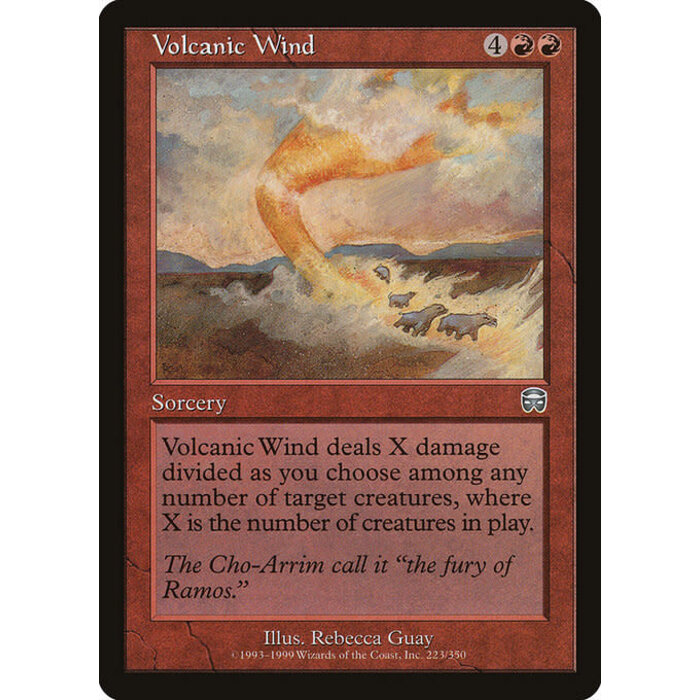Magic: The Gathering Volcanic Wind (223) Moderately Played