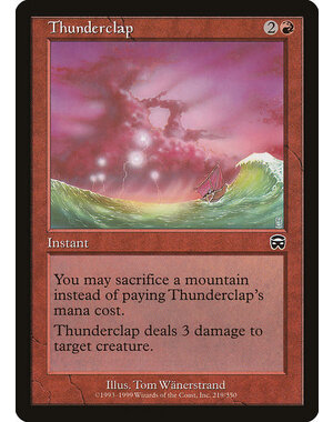 Magic: The Gathering Thunderclap (219) Lightly Played