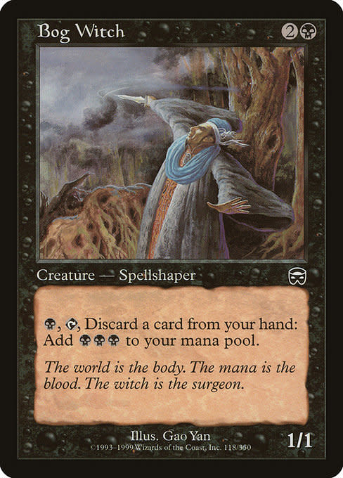 Magic: The Gathering Bog Witch (118) Lightly Played - Kingslayer Games
