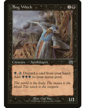 Magic: The Gathering Bog Witch (118) Moderately Played