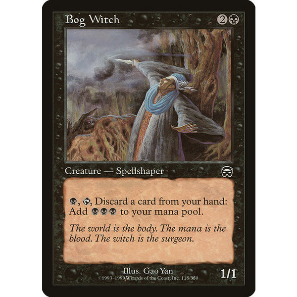 Magic: The Gathering Bog Witch (118) Moderately Played