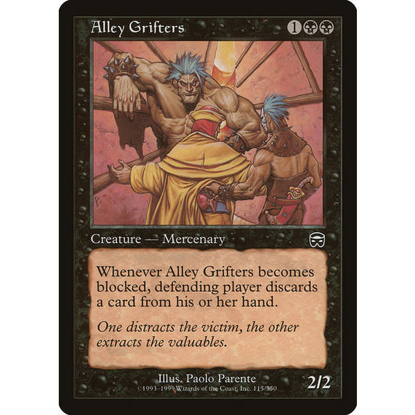 Magic: The Gathering Alley Grifters (115) Moderately Played