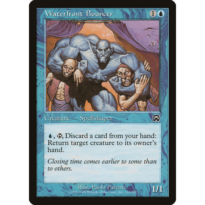 Magic: The Gathering Waterfront Bouncer (114) Moderately Played