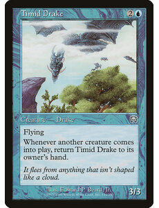 Magic: The Gathering Timid Drake (111) Lightly Played
