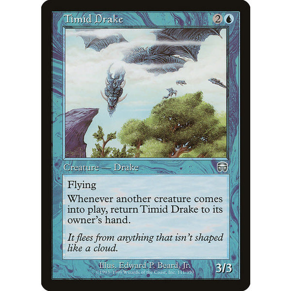 Magic: The Gathering Timid Drake (111) Lightly Played