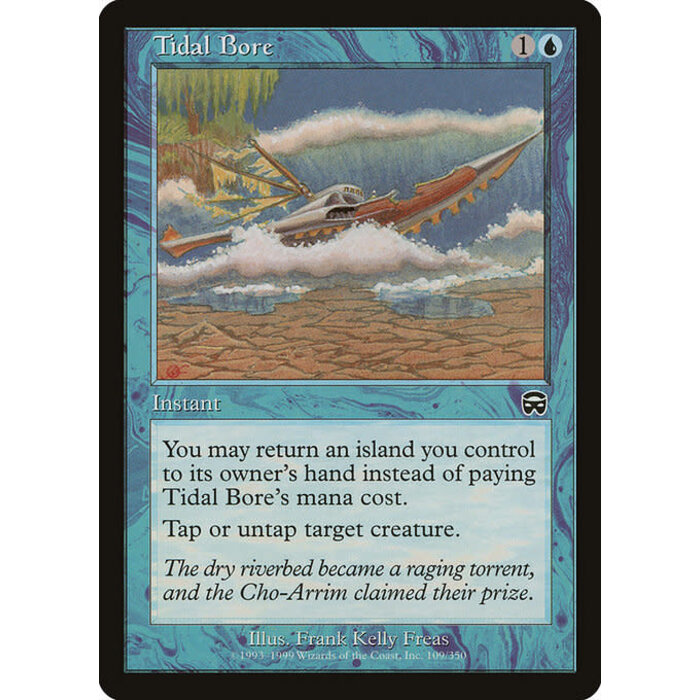 Magic: The Gathering Tidal Bore (109) Moderately Played