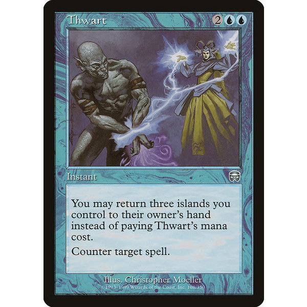 Magic: The Gathering Thwart (108) Moderately Played