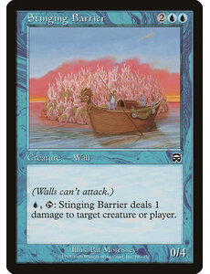 Magic: The Gathering Stinging Barrier (107) Lightly Played