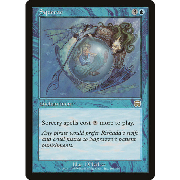 Magic: The Gathering Squeeze (105) Lightly Played Foil