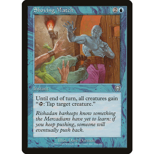 Magic: The Gathering Shoving Match (103) Moderately Played