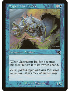Magic: The Gathering Saprazzan Raider (102) Lightly Played
