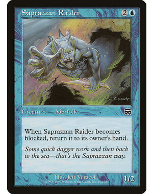 Magic: The Gathering Saprazzan Raider (102) Moderately Played