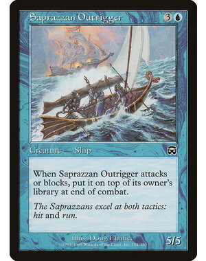 Magic: The Gathering Saprazzan Outrigger (101) Moderately Played