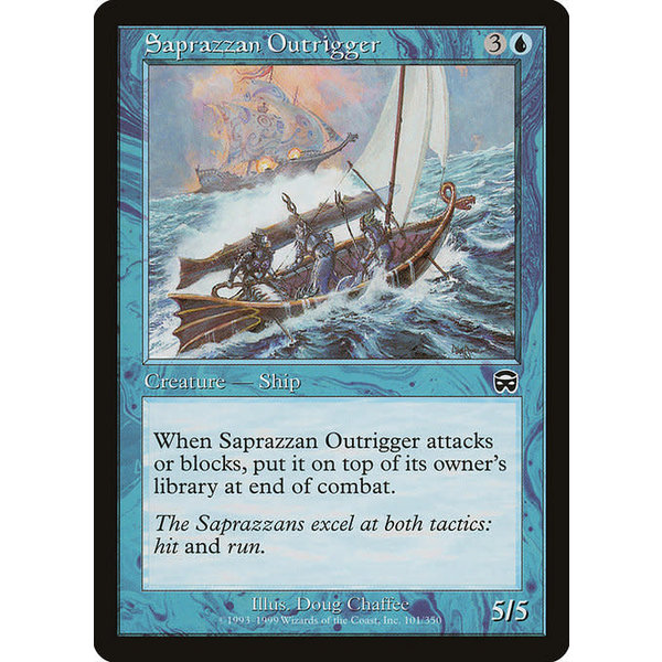 Magic: The Gathering Saprazzan Outrigger (101) Moderately Played
