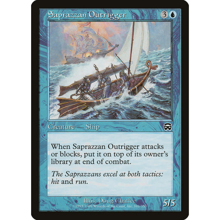 Magic: The Gathering Saprazzan Outrigger (101) Moderately Played