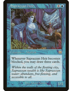 Magic: The Gathering Saprazzan Heir (099) Moderately Played