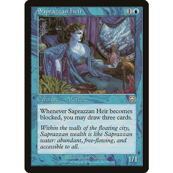 Magic: The Gathering Saprazzan Heir (099) Lightly Played