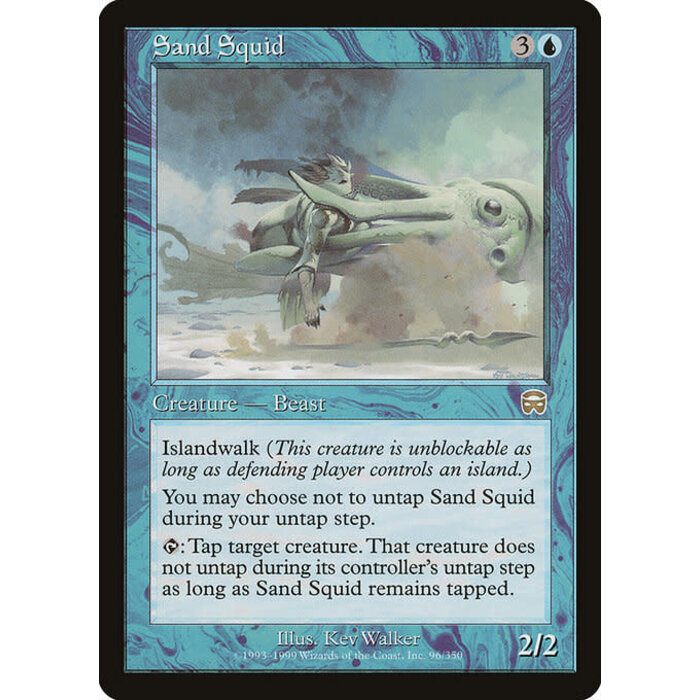 Magic: The Gathering Sand Squid (096) Lightly Played