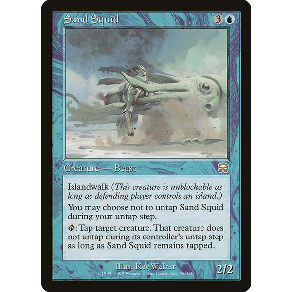 Magic: The Gathering Sand Squid (096) Moderately Played