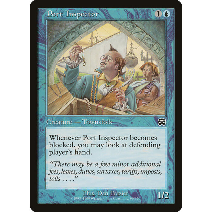 Magic: The Gathering Port Inspector (090) Moderately Played