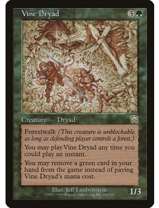 Magic: The Gathering Vine Dryad (284) Lightly Played