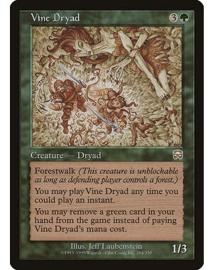 Magic: The Gathering Vine Dryad (284) Lightly Played