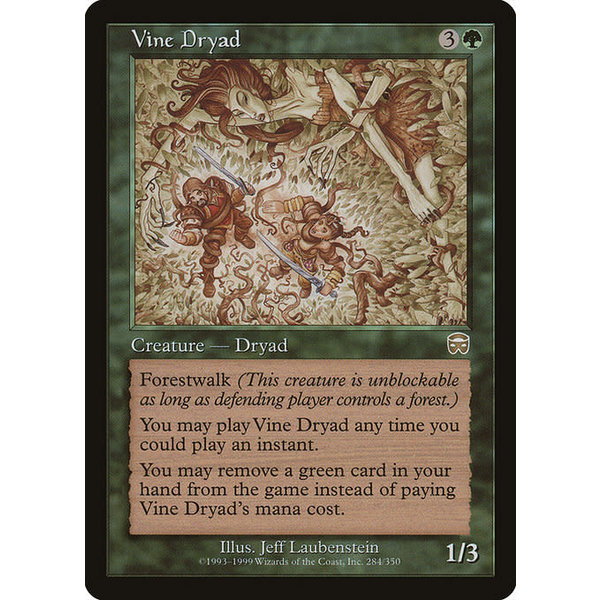 Magic: The Gathering Vine Dryad (284) Lightly Played