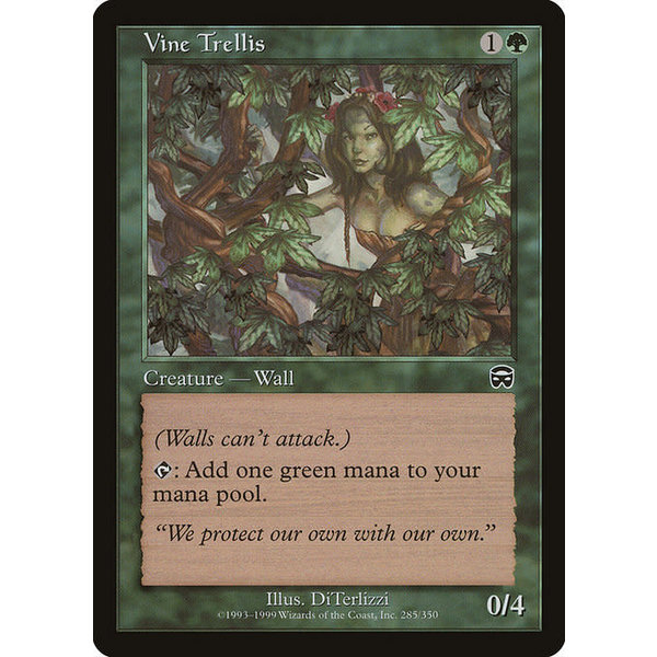 Magic: The Gathering Vine Trellis (285) Moderately Played