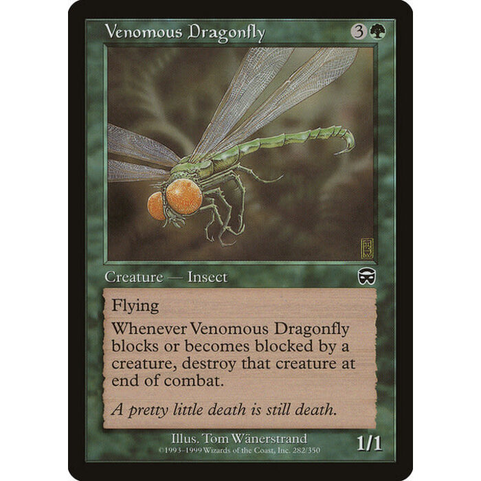 Magic: The Gathering Venomous Dragonfly (282) Moderately Played