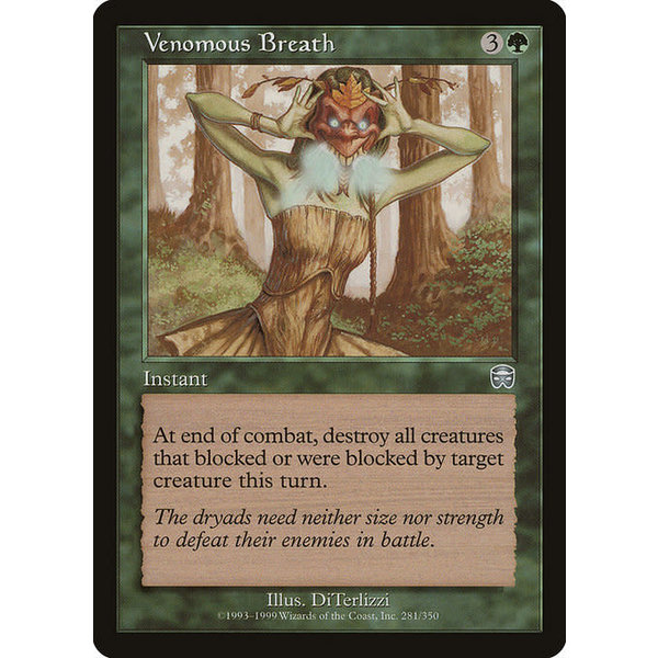Magic: The Gathering Venomous Breath (281) Lightly Played