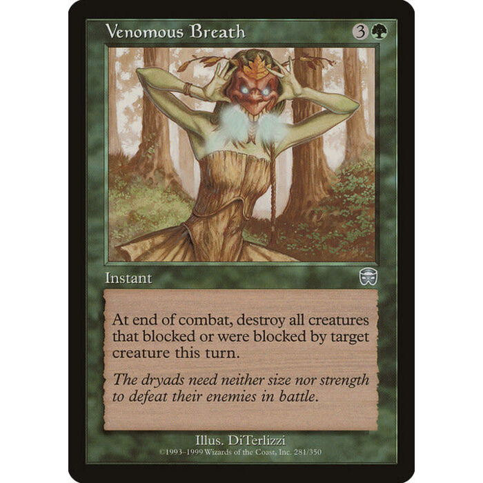 Magic: The Gathering Venomous Breath (281) Lightly Played