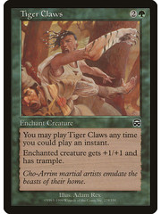 Magic: The Gathering Tiger Claws (279) Moderately Played