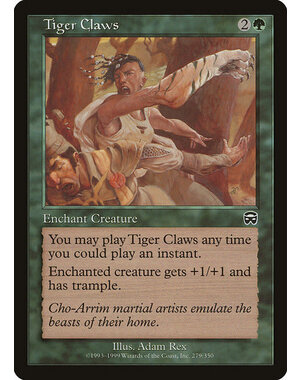 Magic: The Gathering Tiger Claws (279) Moderately Played