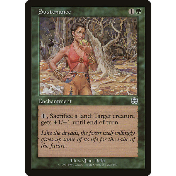 Magic: The Gathering Sustenance (278) Moderately Played