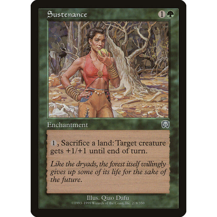 Magic: The Gathering Sustenance (278) Moderately Played