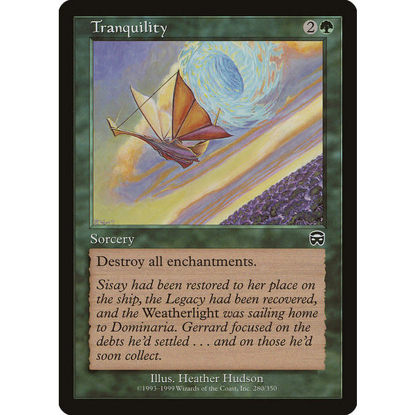 Magic: The Gathering Tranquility (280) Moderately Played