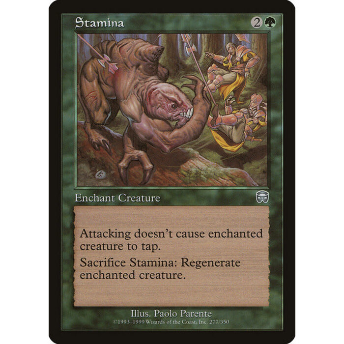 Magic: The Gathering Stamina (277) Lightly Played