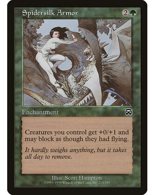 Magic: The Gathering Spidersilk Armor (273) Moderately Played