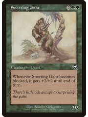 Magic: The Gathering Snorting Gahr (272) Lightly Played