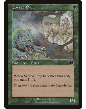 Magic: The Gathering Sacred Prey (268) Moderately Played