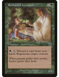 Magic: The Gathering Rushwood Herbalist (265) Moderately Played