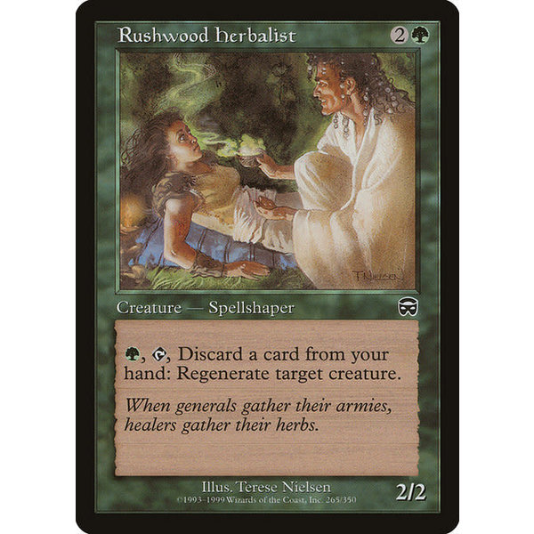Magic: The Gathering Rushwood Herbalist (265) Moderately Played