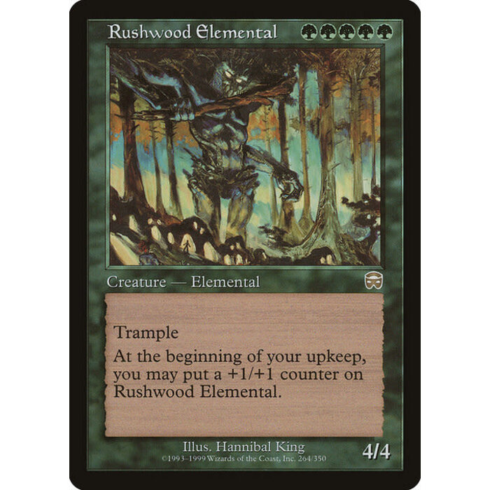 Magic: The Gathering Rushwood Elemental (264) Moderately Played