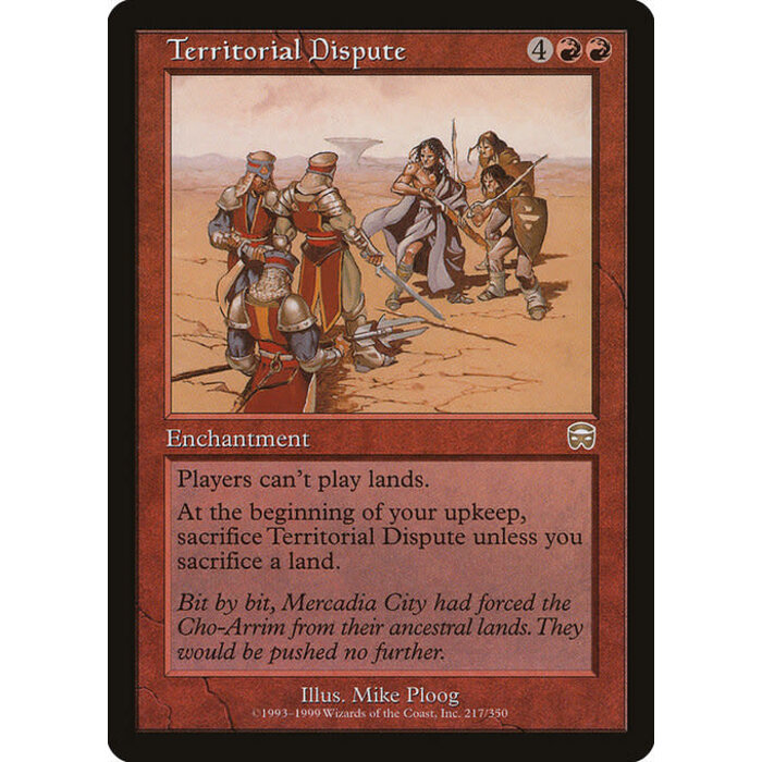 Magic: The Gathering Territorial Dispute (217) Lightly Played