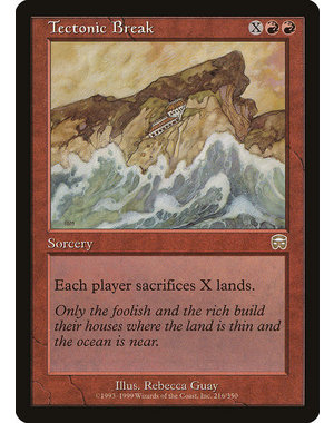 Magic: The Gathering Tectonic Break (216) Lightly Played