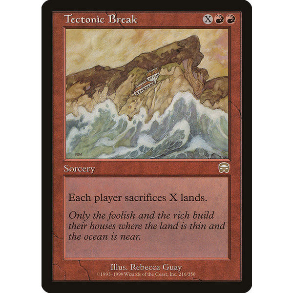 Magic: The Gathering Tectonic Break (216) Lightly Played