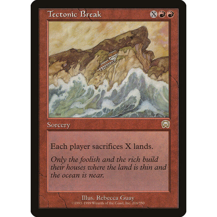 Magic: The Gathering Tectonic Break (216) Lightly Played